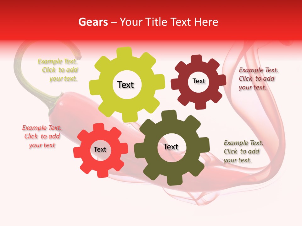 Burn Green Fire PowerPoint Template