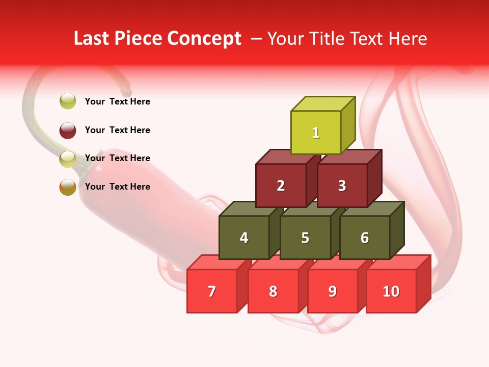 Burn Green Fire PowerPoint Template