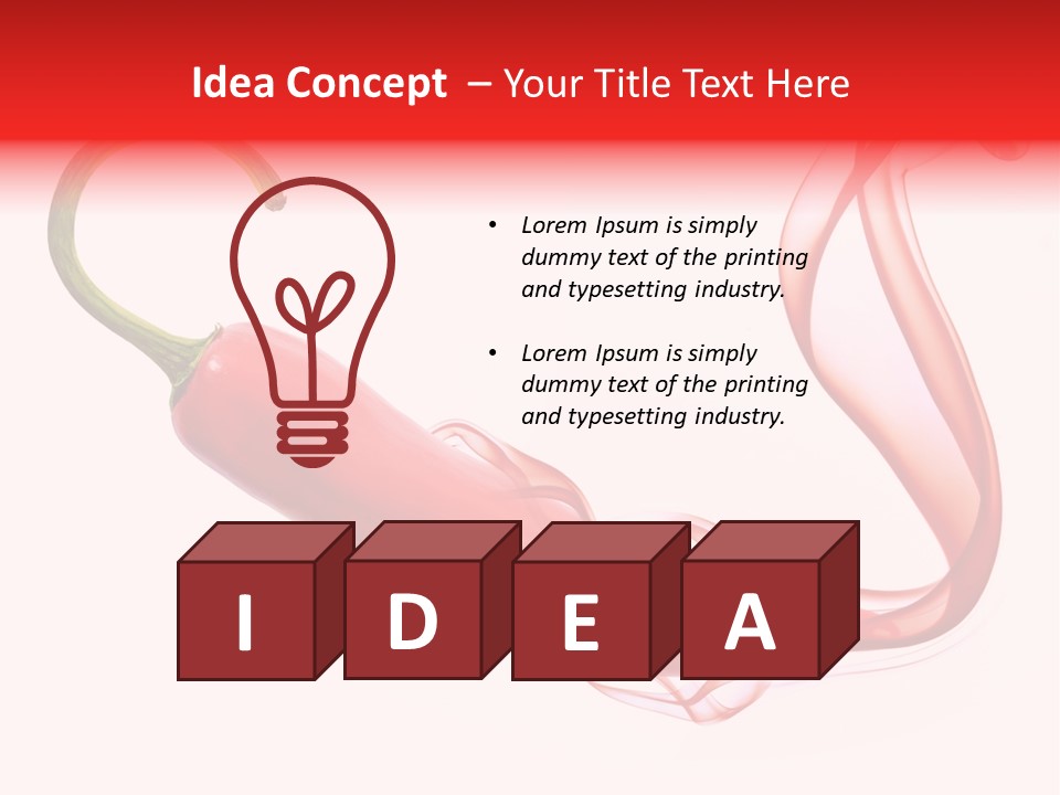 Burn Green Fire PowerPoint Template