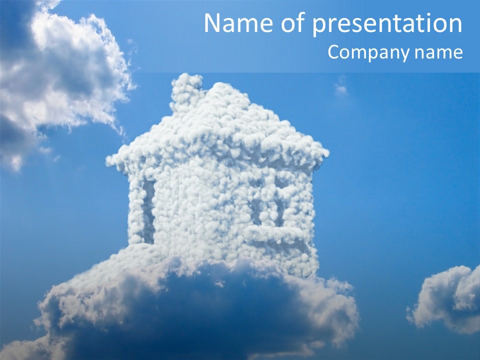 Air Sky Art PowerPoint Template