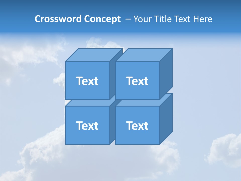 Air Sky Art PowerPoint Template