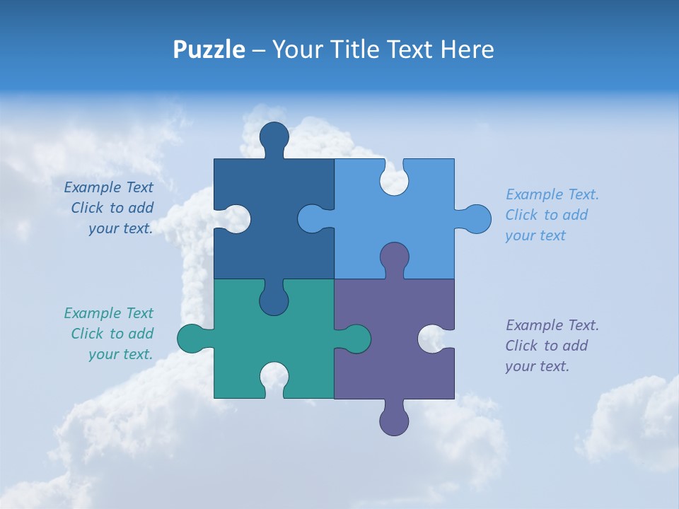 Air Sky Art PowerPoint Template