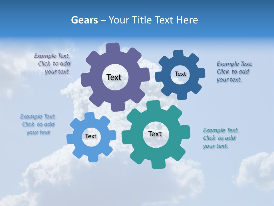 Air Sky Art PowerPoint Template