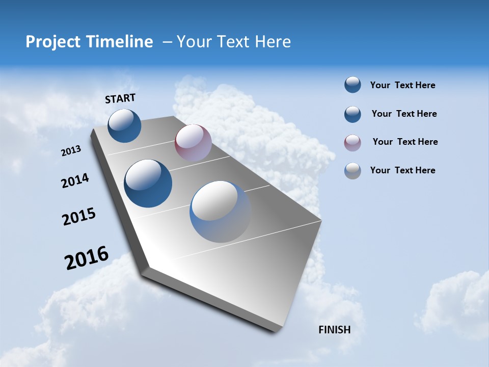 Air Sky Art PowerPoint Template