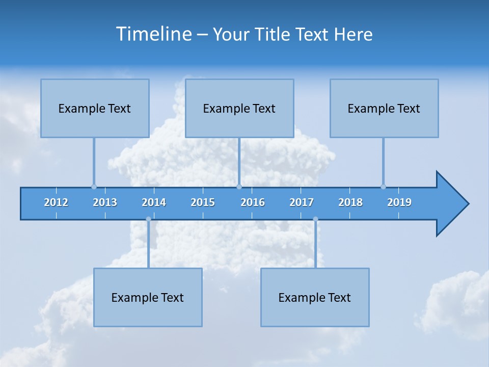 Air Sky Art PowerPoint Template