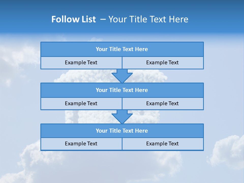 Air Sky Art PowerPoint Template