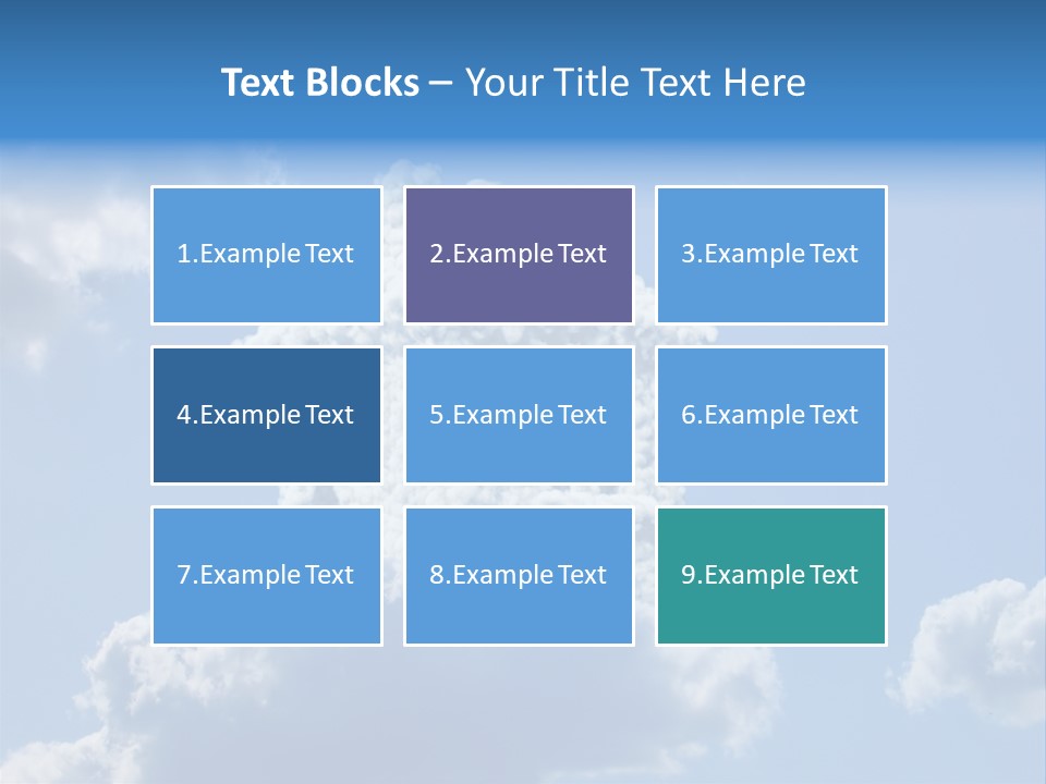 Air Sky Art PowerPoint Template