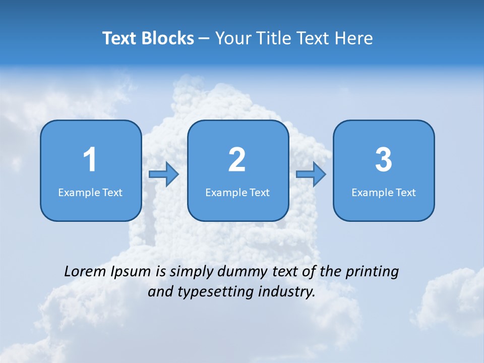 Air Sky Art PowerPoint Template