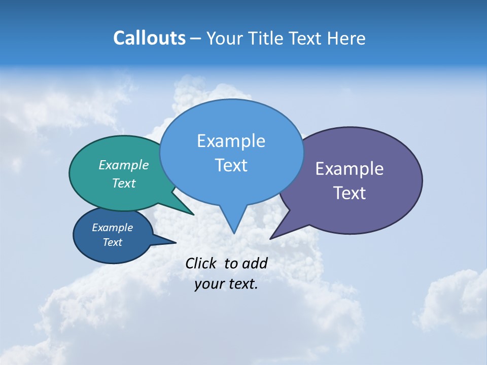 Air Sky Art PowerPoint Template