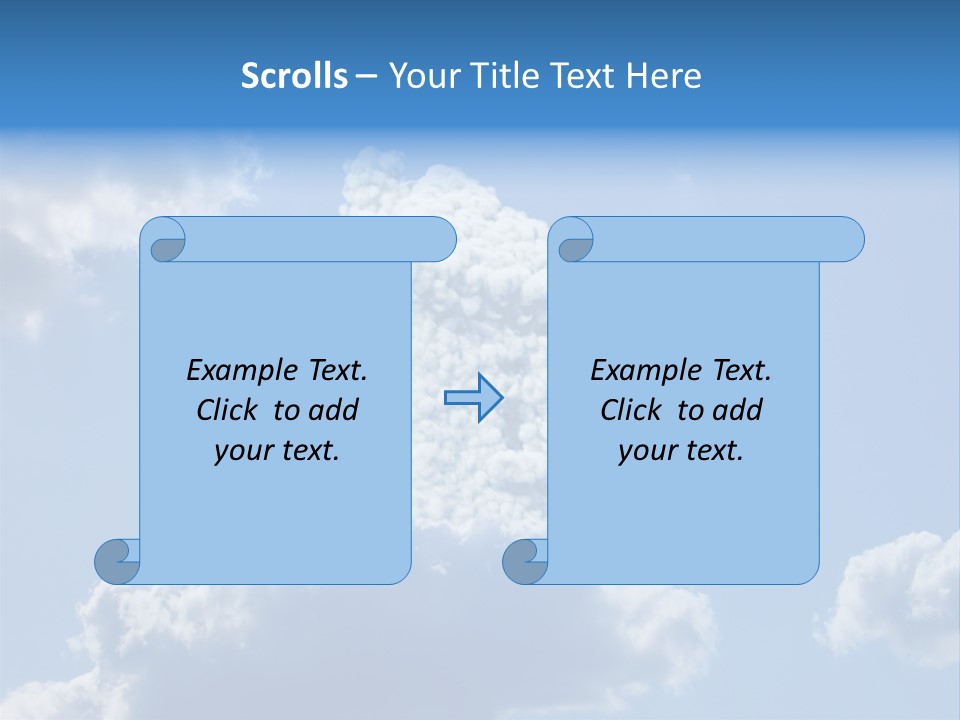 Air Sky Art PowerPoint Template
