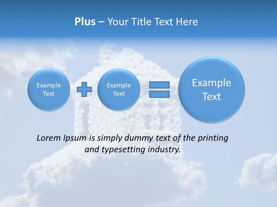 Air Sky Art PowerPoint Template