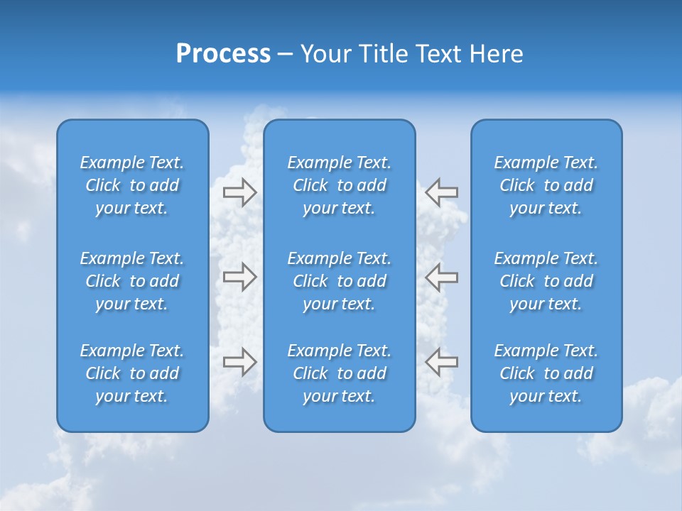 Air Sky Art PowerPoint Template