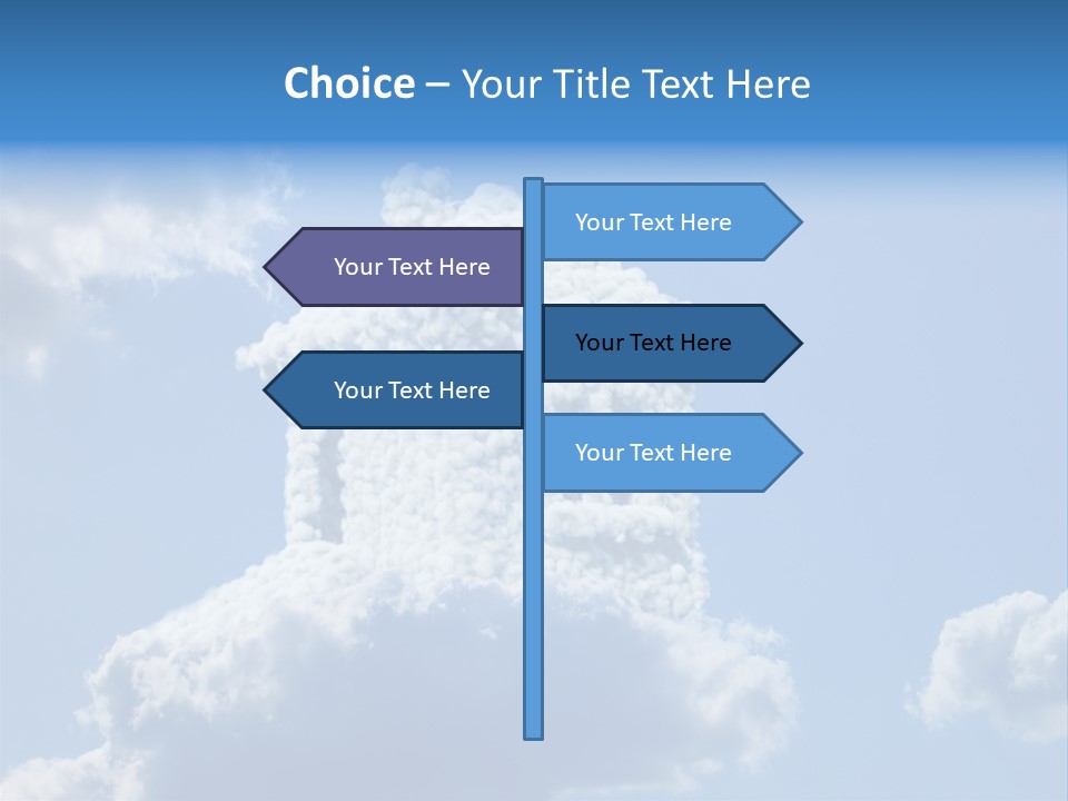 Air Sky Art PowerPoint Template