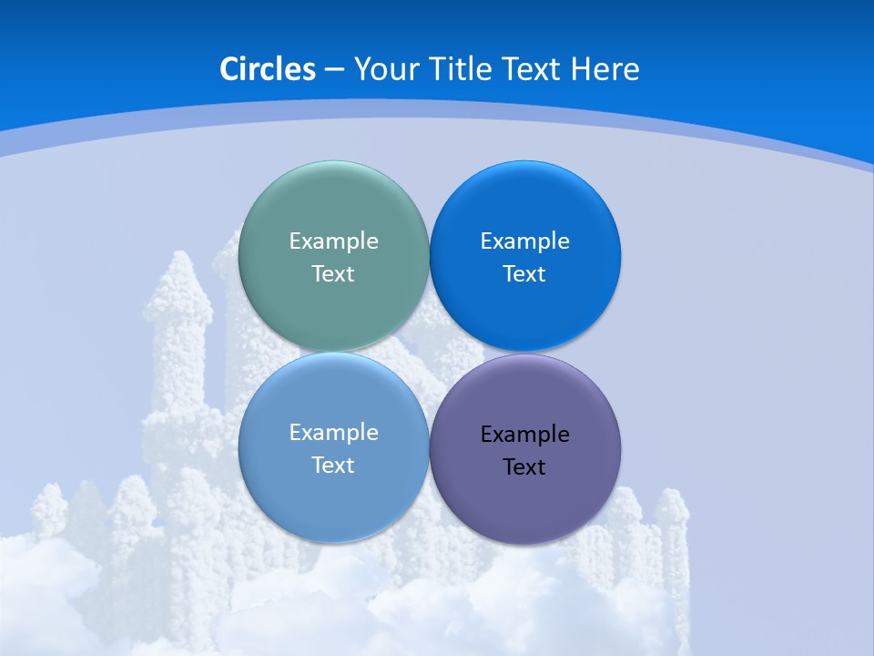 Temple Cloudcastle Fantasy PowerPoint Template