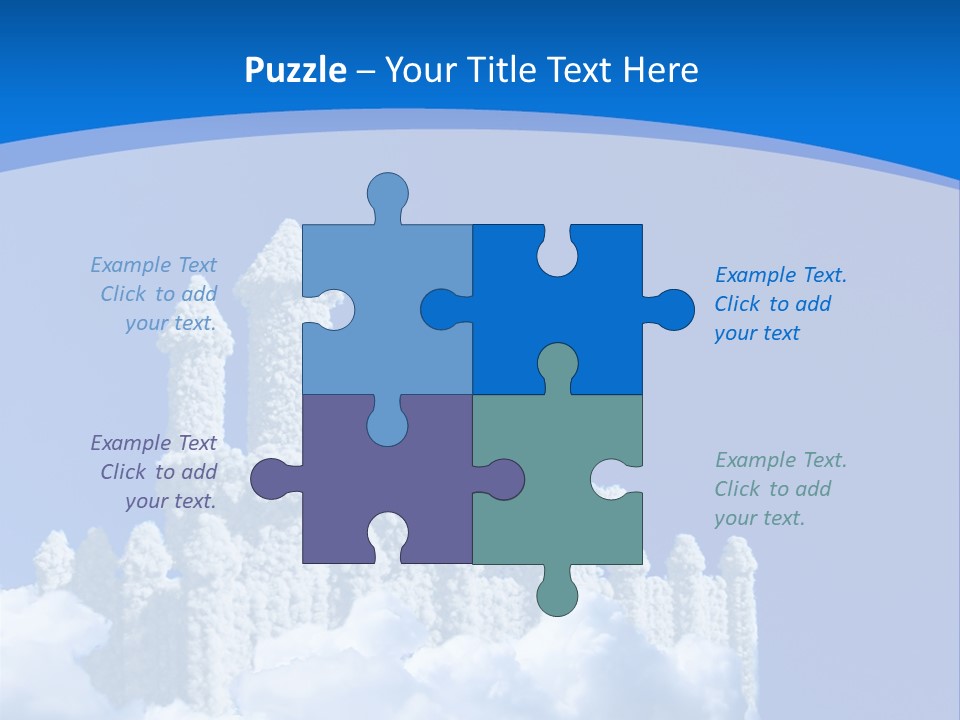 Temple Cloudcastle Fantasy PowerPoint Template