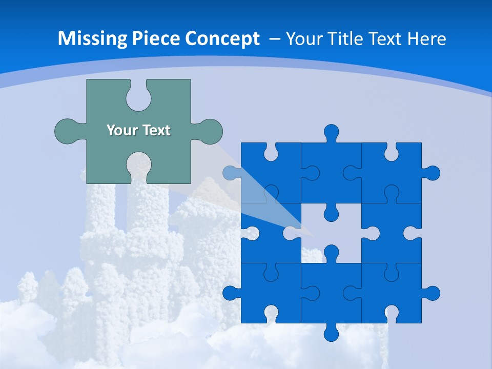 Temple Cloudcastle Fantasy PowerPoint Template