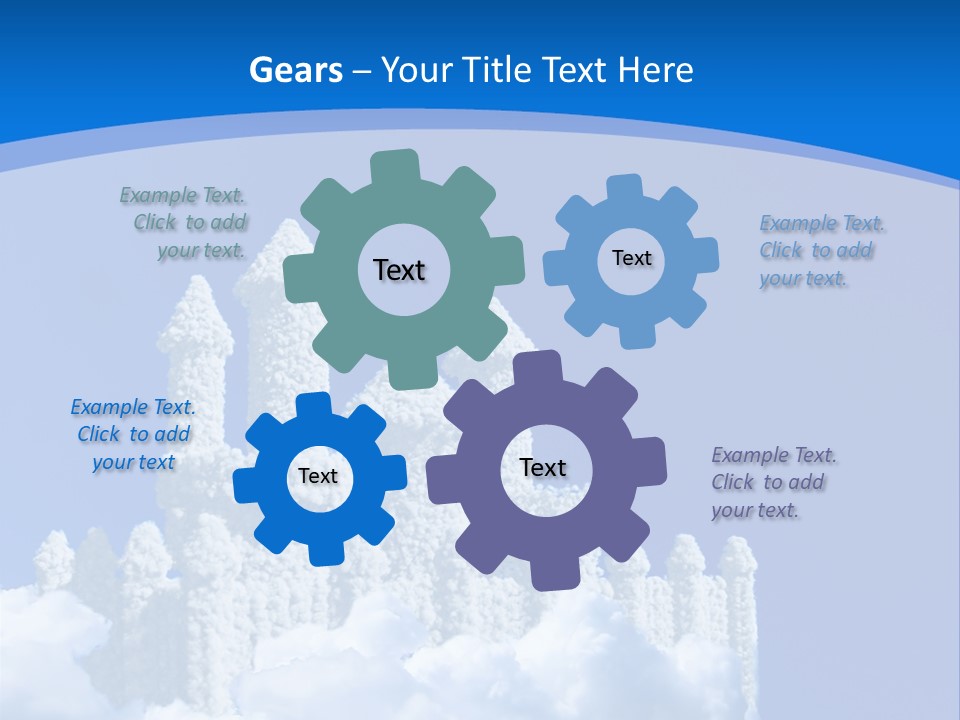 Temple Cloudcastle Fantasy PowerPoint Template