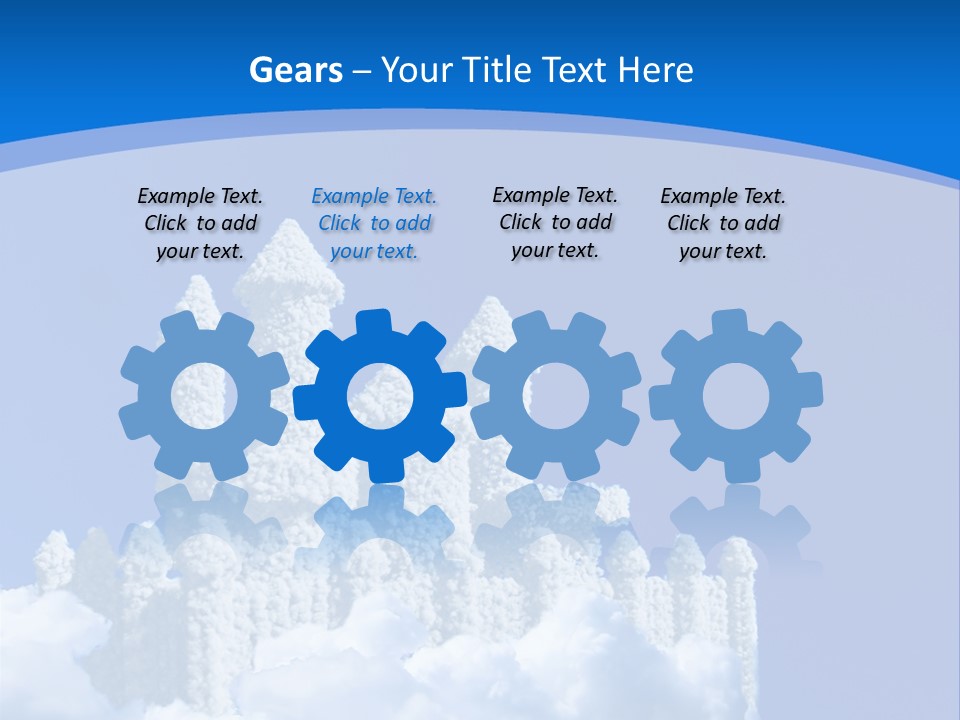 Temple Cloudcastle Fantasy PowerPoint Template