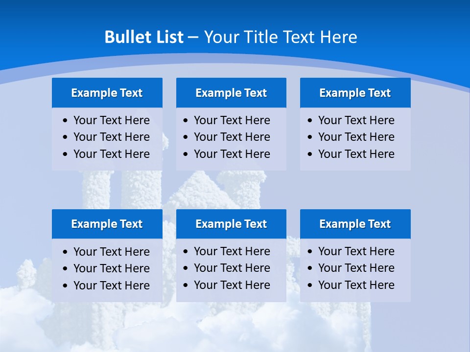 Temple Cloudcastle Fantasy PowerPoint Template