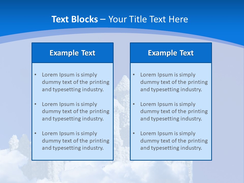 Temple Cloudcastle Fantasy PowerPoint Template