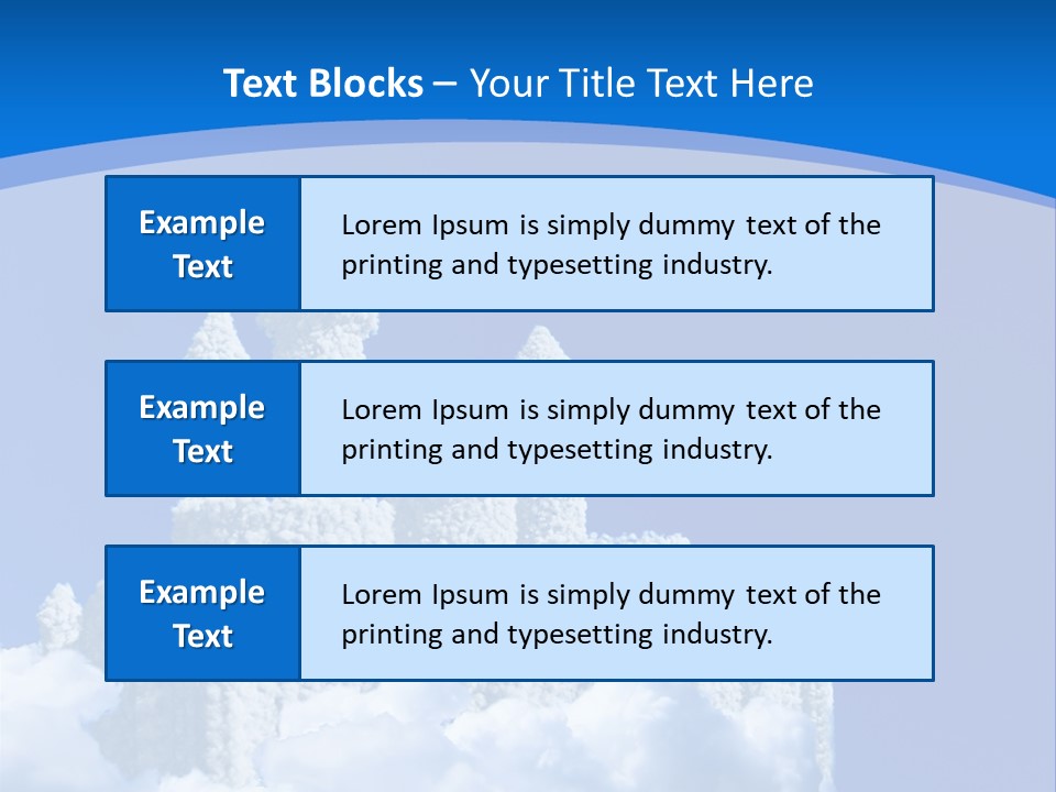 Temple Cloudcastle Fantasy PowerPoint Template