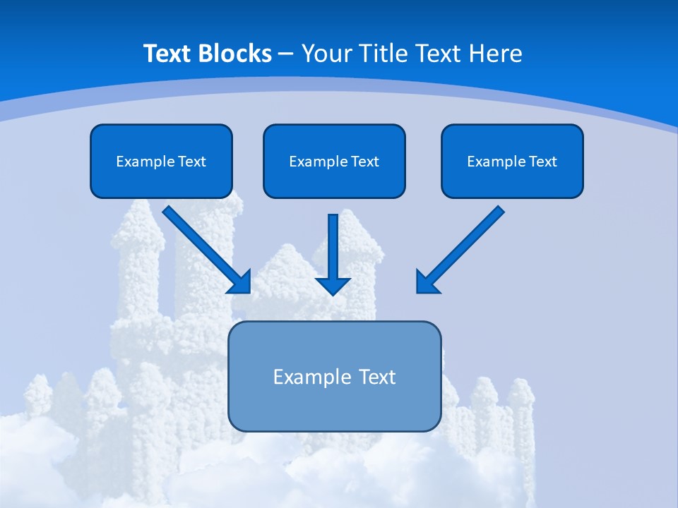 Temple Cloudcastle Fantasy PowerPoint Template
