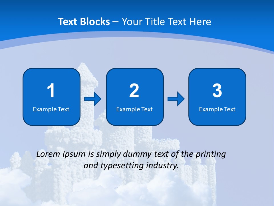 Temple Cloudcastle Fantasy PowerPoint Template
