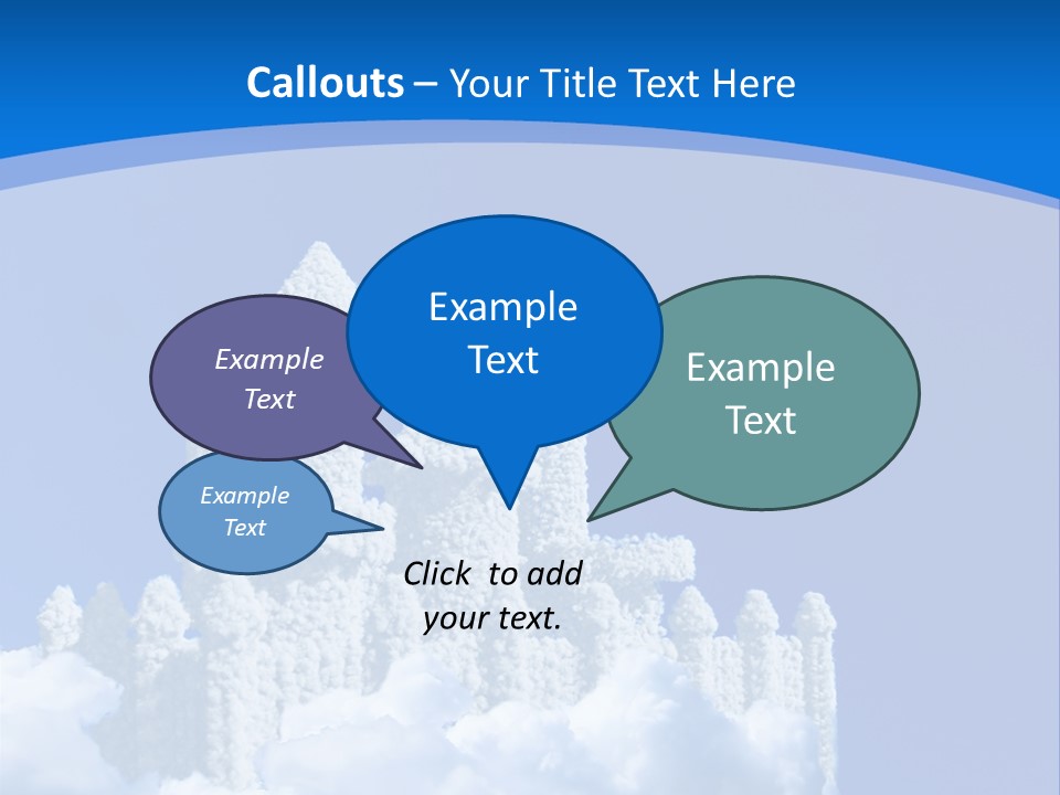 Temple Cloudcastle Fantasy PowerPoint Template