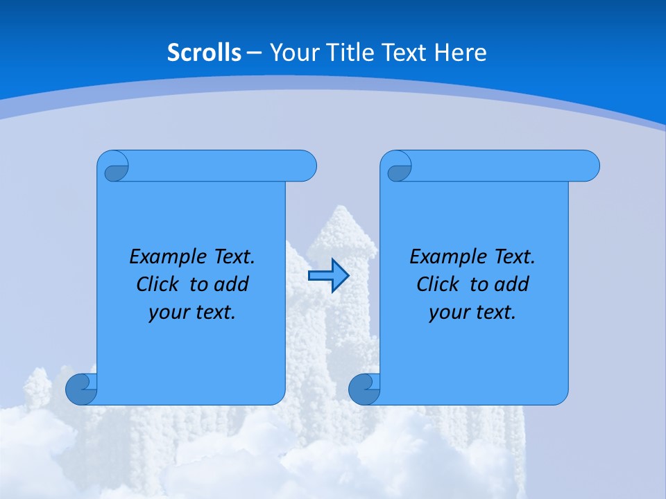 Temple Cloudcastle Fantasy PowerPoint Template