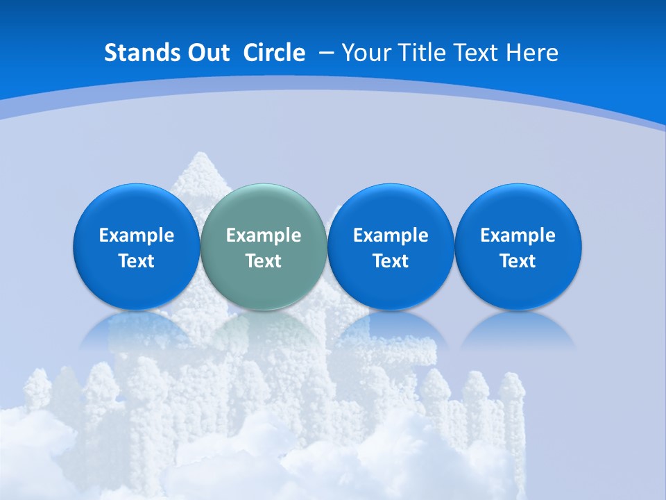Temple Cloudcastle Fantasy PowerPoint Template