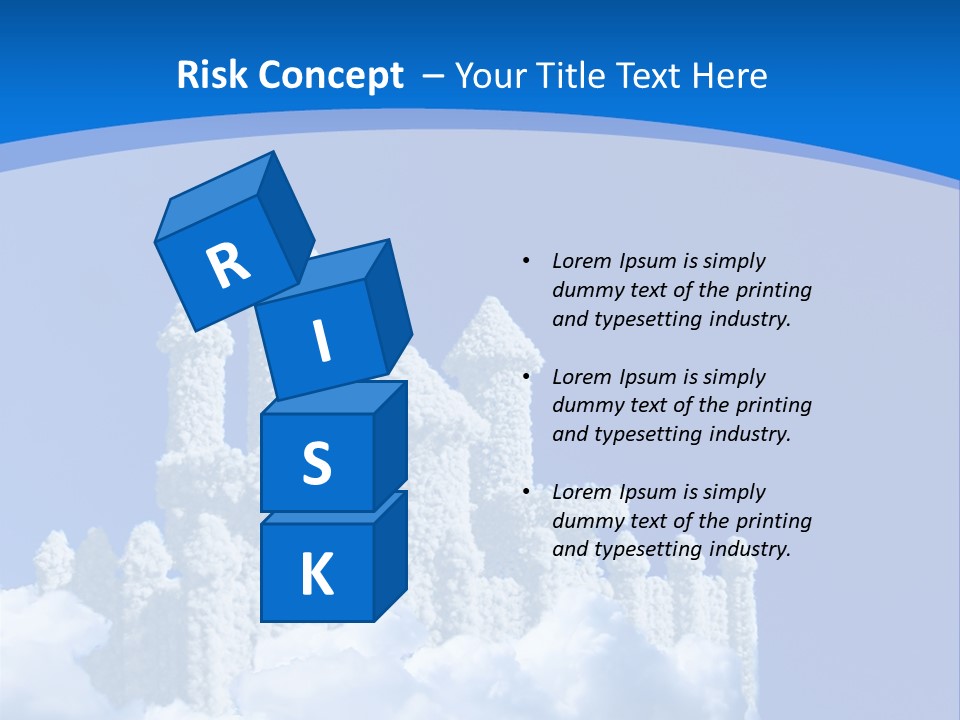 Temple Cloudcastle Fantasy PowerPoint Template