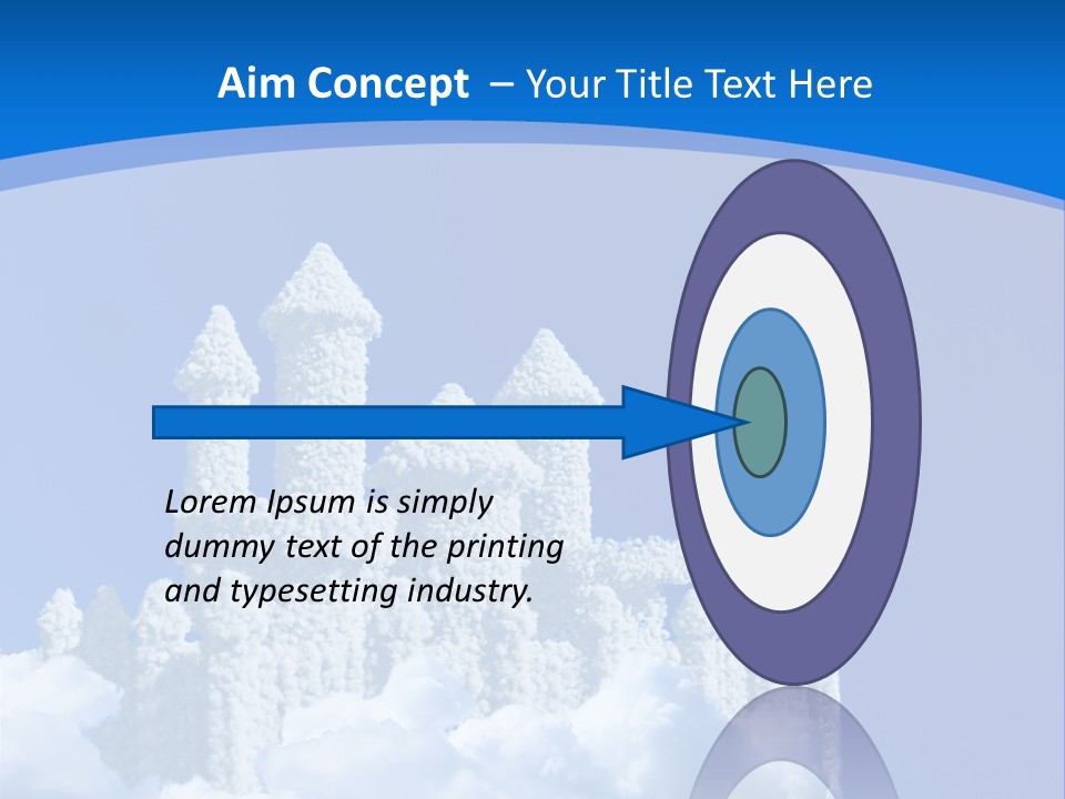 Temple Cloudcastle Fantasy PowerPoint Template