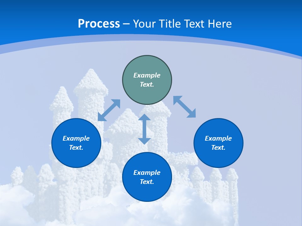 Temple Cloudcastle Fantasy PowerPoint Template
