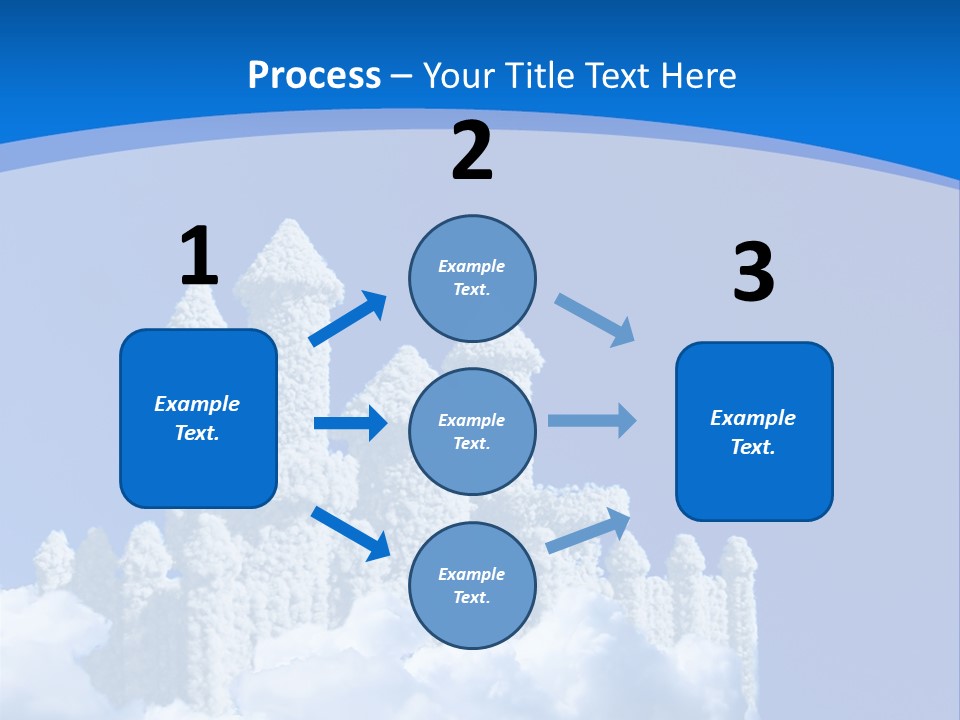 Temple Cloudcastle Fantasy PowerPoint Template