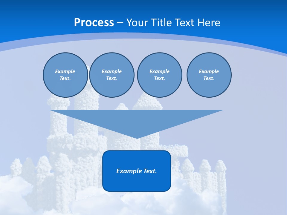 Temple Cloudcastle Fantasy PowerPoint Template