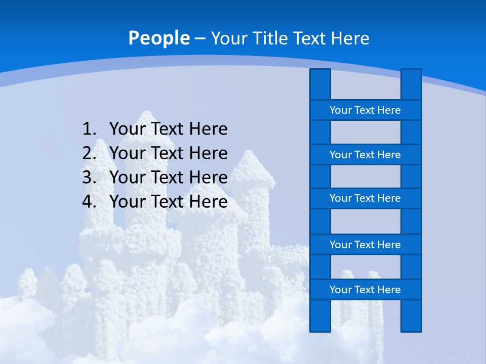 Temple Cloudcastle Fantasy PowerPoint Template