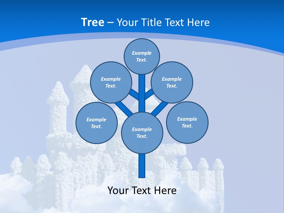 Temple Cloudcastle Fantasy PowerPoint Template