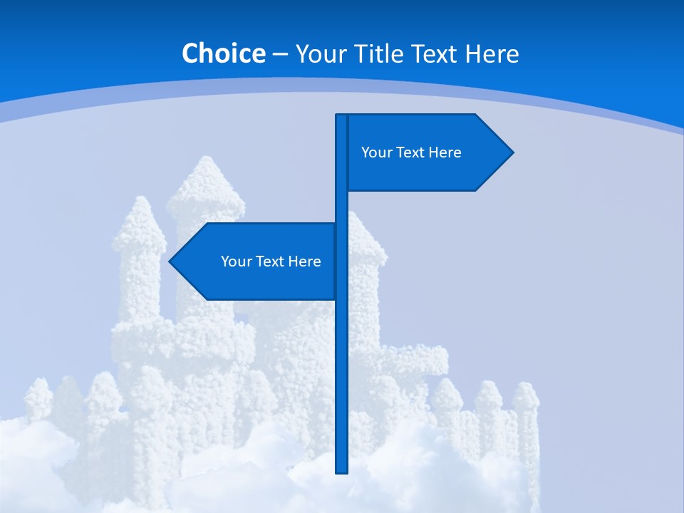 Temple Cloudcastle Fantasy PowerPoint Template