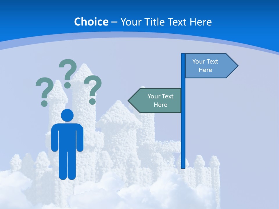 Temple Cloudcastle Fantasy PowerPoint Template