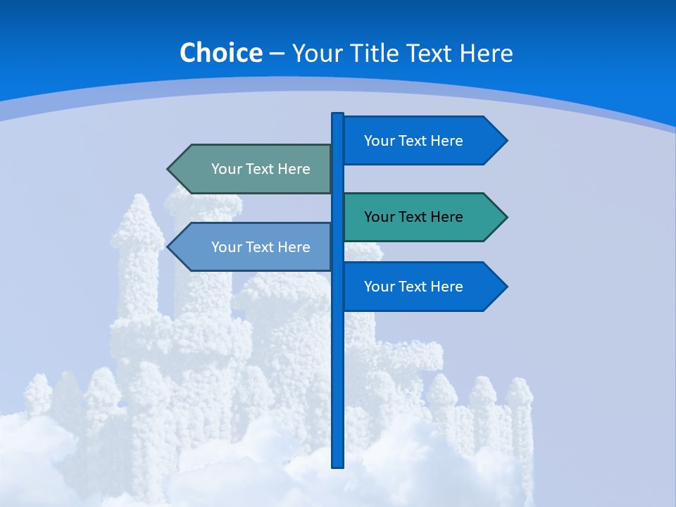 Temple Cloudcastle Fantasy PowerPoint Template
