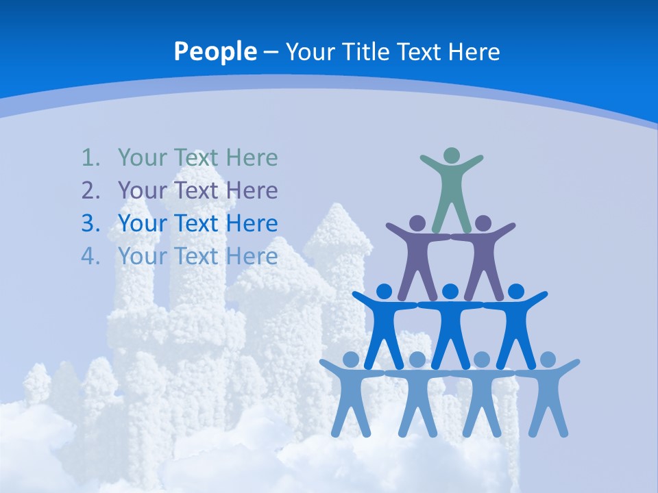 Temple Cloudcastle Fantasy PowerPoint Template