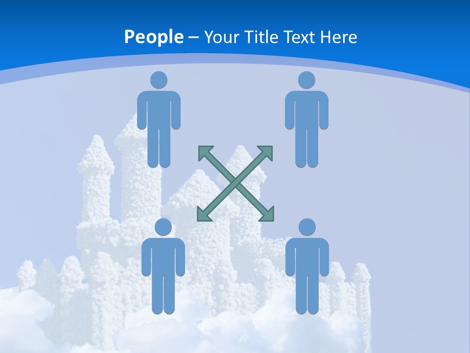 Temple Cloudcastle Fantasy PowerPoint Template