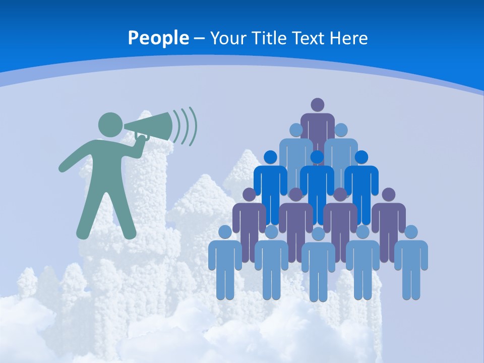 Temple Cloudcastle Fantasy PowerPoint Template