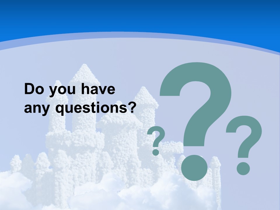 Temple Cloudcastle Fantasy PowerPoint Template