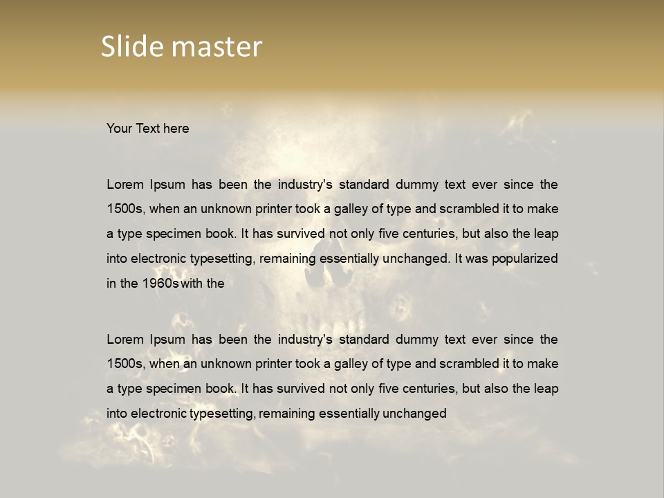 Bikers Weird Goth PowerPoint Template