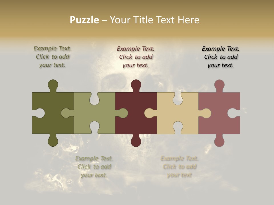 Bikers Weird Goth PowerPoint Template