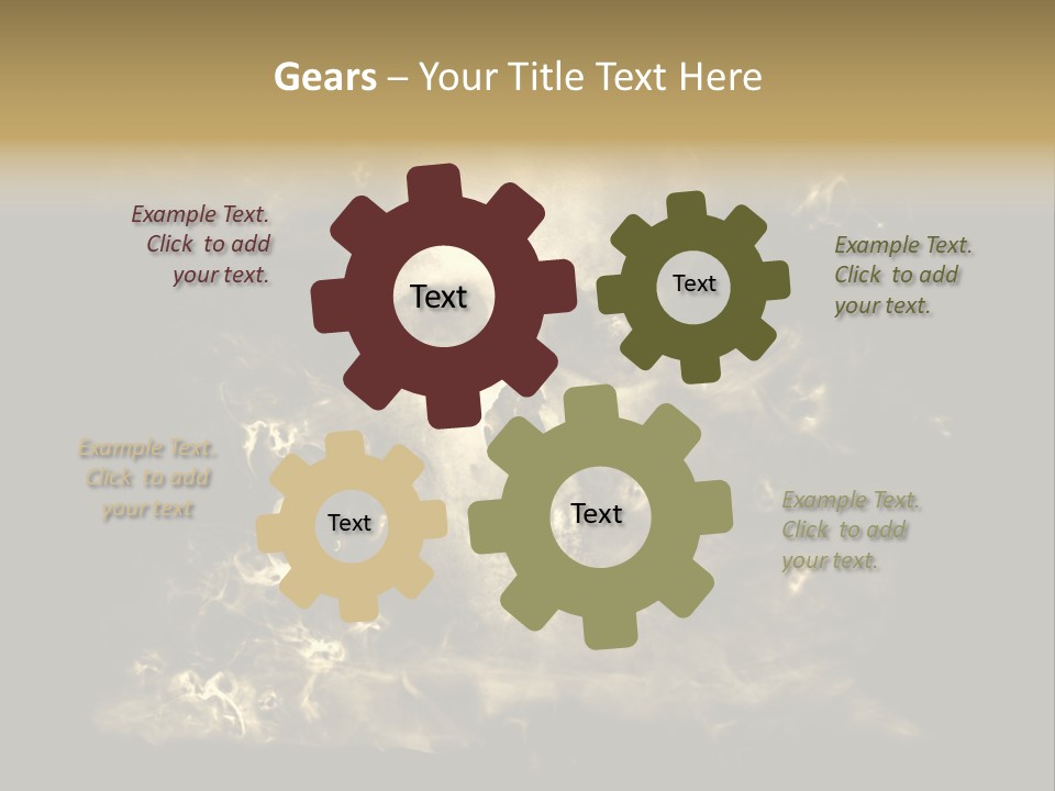 Bikers Weird Goth PowerPoint Template