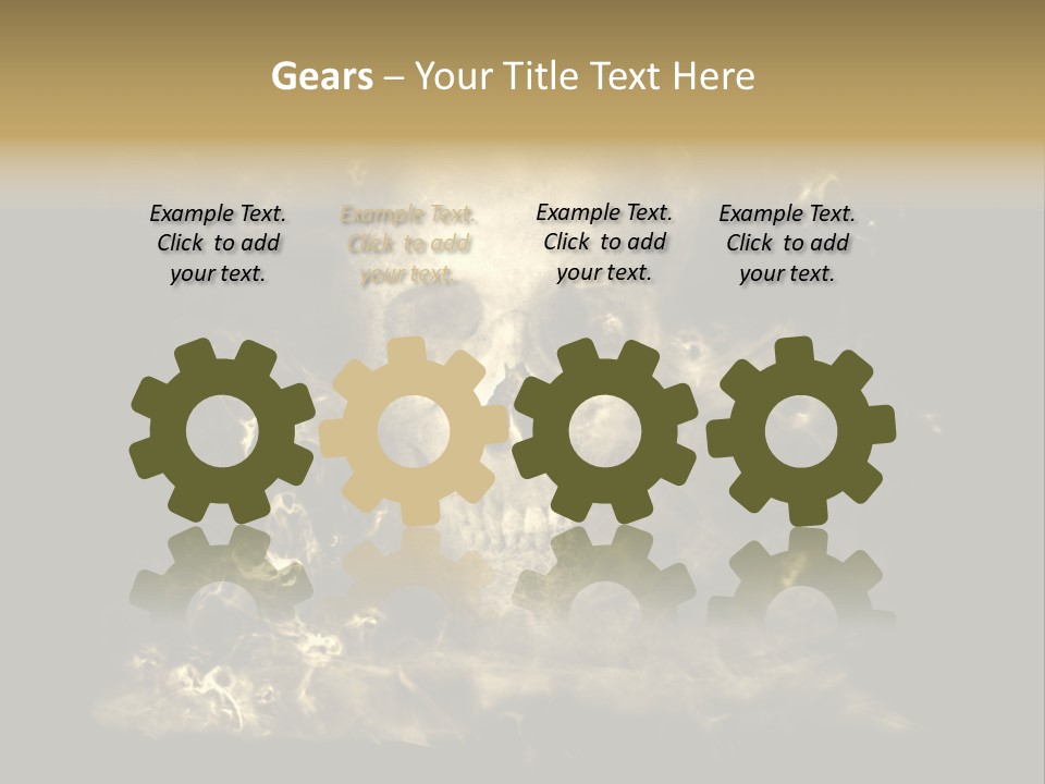 Bikers Weird Goth PowerPoint Template