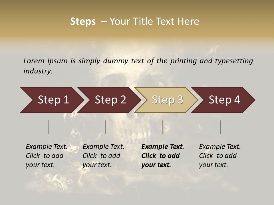Bikers Weird Goth PowerPoint Template
