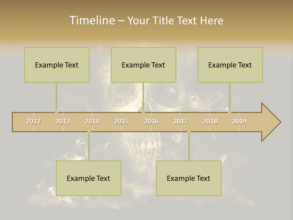 Bikers Weird Goth PowerPoint Template